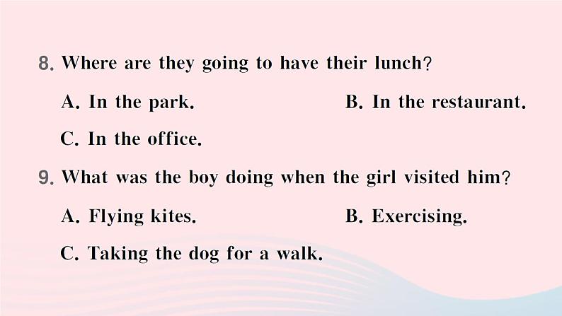 Unit 10 综合训练第7页