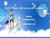 人教版八上英语Unit1 Where did you go on vacation Section A Grammar Focus课件+素材