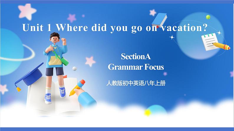 人教版八上英语Unit1 Where did you go on vacation Section A Grammar Focus课件+素材01