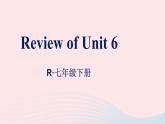 2023七年级英语下册Unit6I'mwatchingTVReviewofUnit6课件新版人教新目标版