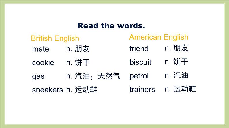 北师大版英语9年级上册 U1 Lesson 2 Different Kinds of English 1 PPT课件06