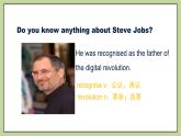 北师大版英语9年级上册 U6 Lesson 18 Steve Jobs 1 PPT课件