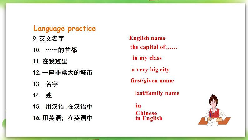 外研版英语7上 Module1 My classmates Unit 3 Language in use课件+教案+导学案04