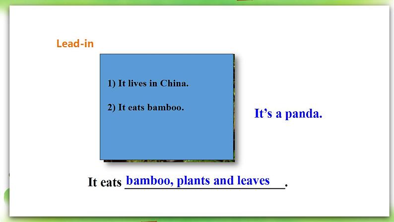 外研版英语7上Module6 Unit 1 Does it eat meat课件+教案+导学案05