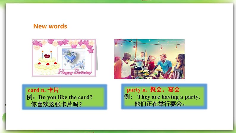 外研版英语7上Module 8 Choosing presents Unit1 I always like birthday parties课件+教案+导学案03