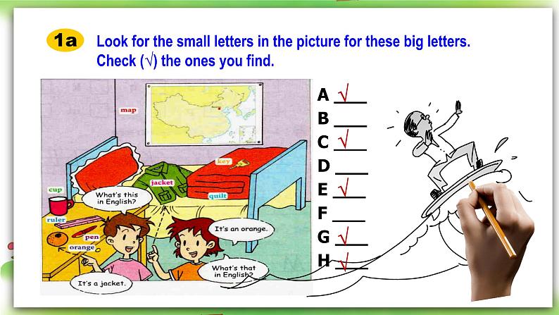 人教版新目标英语七上 Starter Unit 2 What’s this in English？(1a-2d ) 课件+导学案+音视频08