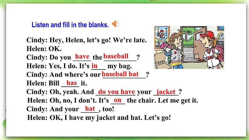 人教版新目标英语七上  Unit 5 Do you have a soccer ball？SectionA 2d-3c  课件+导学案+音视频08