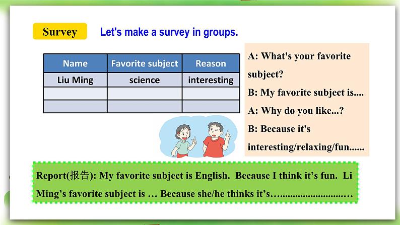 人教版新目标英语七上 Unit 9 My favorite subject is science. SectionA (2d-3c ) 课件+导学案+音视频04