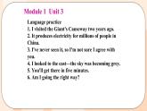 Module 1  Unit 3 同步教学课件 外研版英语九年级上册