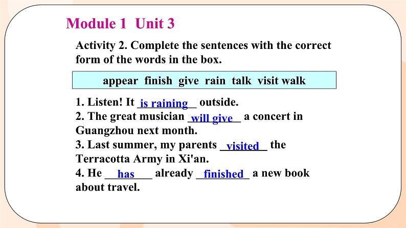 Module 1  Unit 3 同步教学课件 外研版英语九年级上册 (共110张PPT)第5页