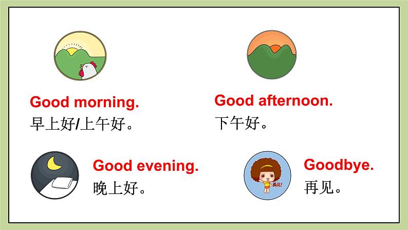 Starter Module 1 My teacher and my friends  Unit 1 Good morning, Miss Zhou课件第3页