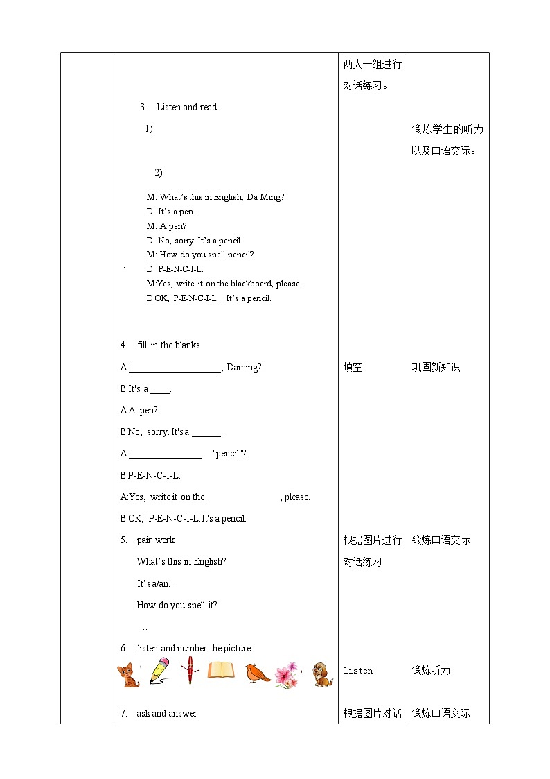 what 's this in English教学设计第2页