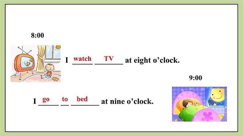 Module 5 My school day. Unit 2 We start work at nine o’clock. (课件+教案+练习)08