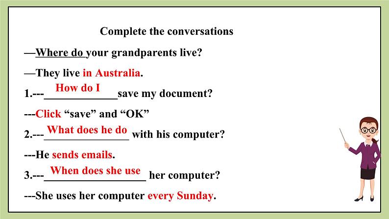 外研版七上 Module 7 Unit 3 Language in use课件 第7页