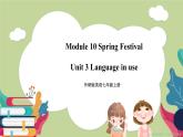 Module 10  Spring Festival Unit 3 Language in use 课件+教案+练习