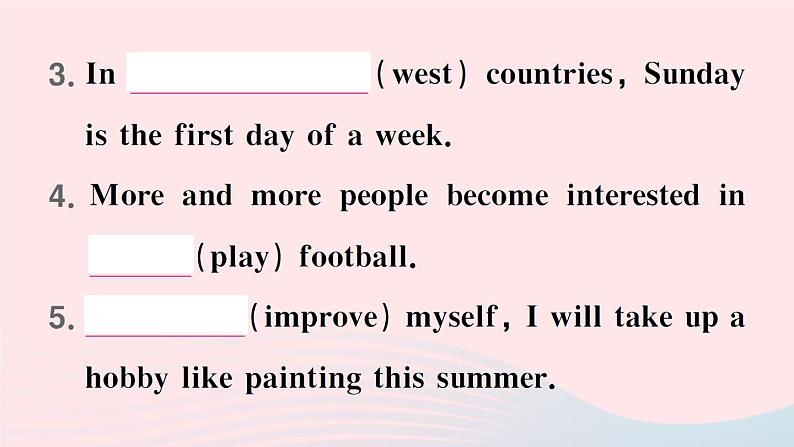 2023八年级英语下册Unit6Anoldmantriedtomovethemountains第二课时SectionA3a_4c作业课件新版人教新目标版05