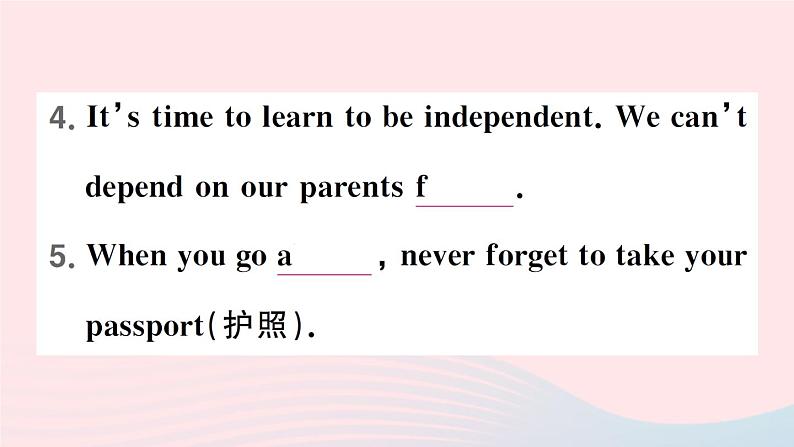 2023八年级英语下册Unit8HaveyoureadTreasureIslandyet第四课时SectionB2a_2e作业课件新版人教新目标版第3页