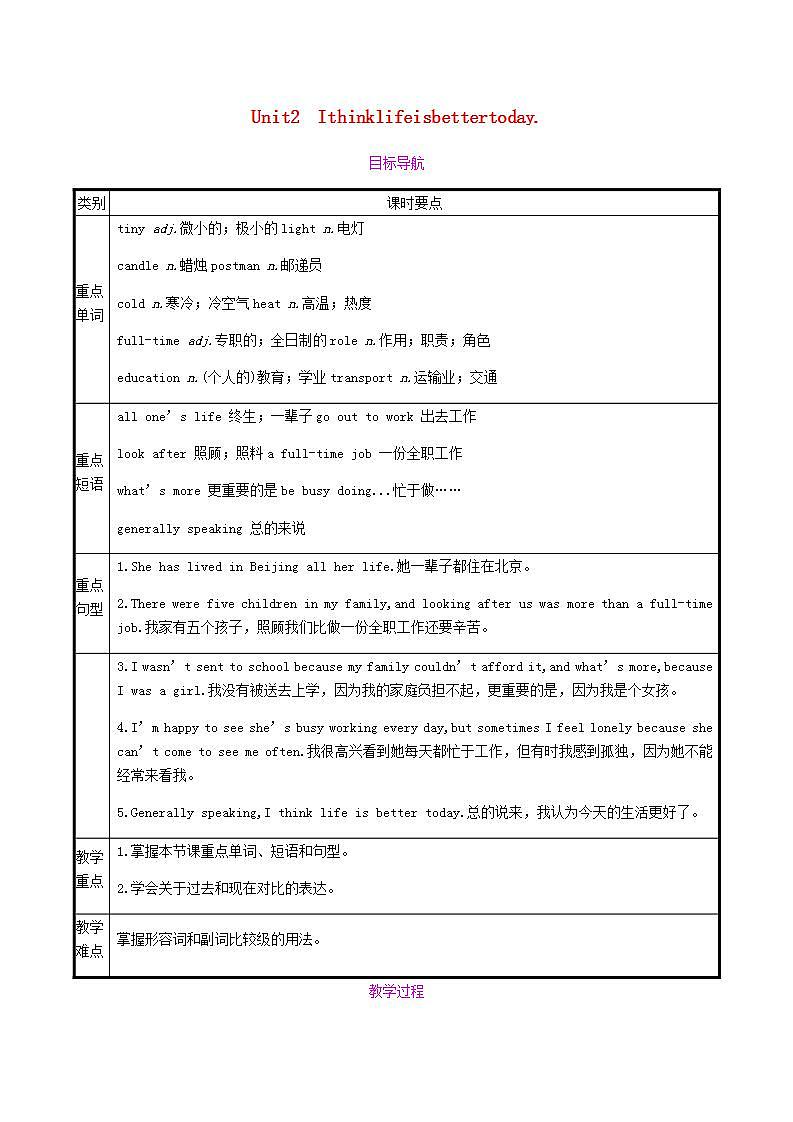 2023九年级英语下册Module3LifenowandthenUnit2教案新版外研版01