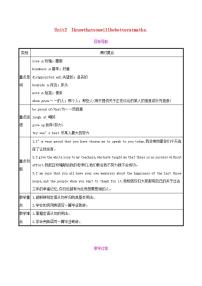 初中英语外研版 (新标准)九年级下册Unit 2 I know that you will be better at maths.教学设计及反思