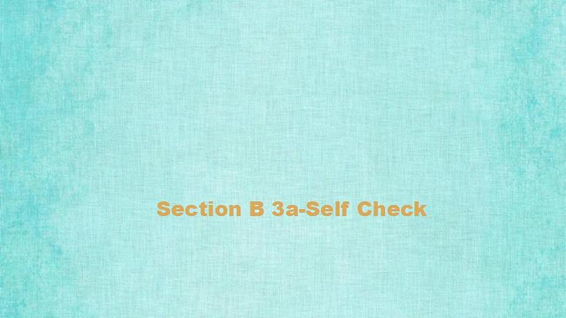 人教版八年级上册英语课件教学第四单元Unit 4 Section B 3a-Self Check听力音频同步07