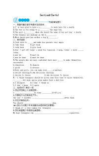 初中英语人教新目标 (Go for it) 版九年级全册Section A精品当堂达标检测题