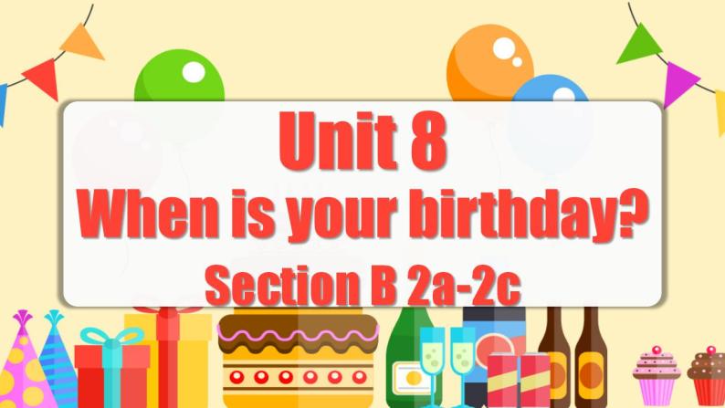 Unit 8 第4课时 (Section B 2a-2c)  课件-人教版英语七年级上册01