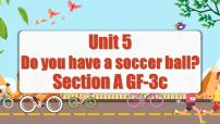 初中英语人教新目标 (Go for it) 版七年级上册Unit 5 Do you have a soccer ball?Section A优秀课件ppt