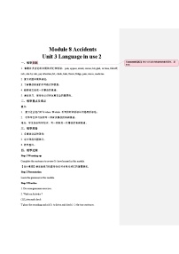 初中英语外研版 (新标准)八年级上册Unit 3 Language in use .精品教案