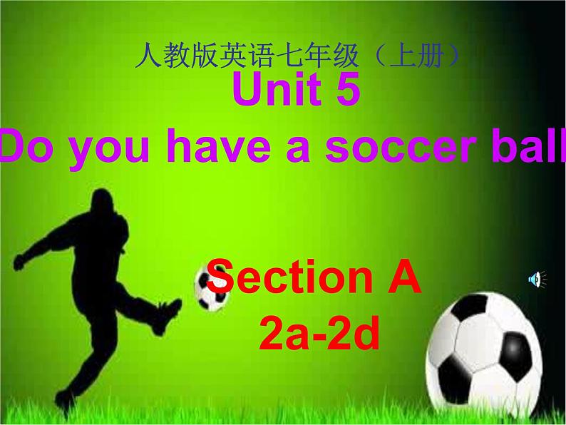 《Unit 5 Do you have a soccer ball Section A Grammar focus 3a-3c》优质课件1-七年级上册新目标英语【人教版】第1页