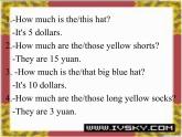 《Unit 7 How much are these socks Section A Grammar focus 3a-3c》优质课件1-七年级上册新目标英语【人教版】