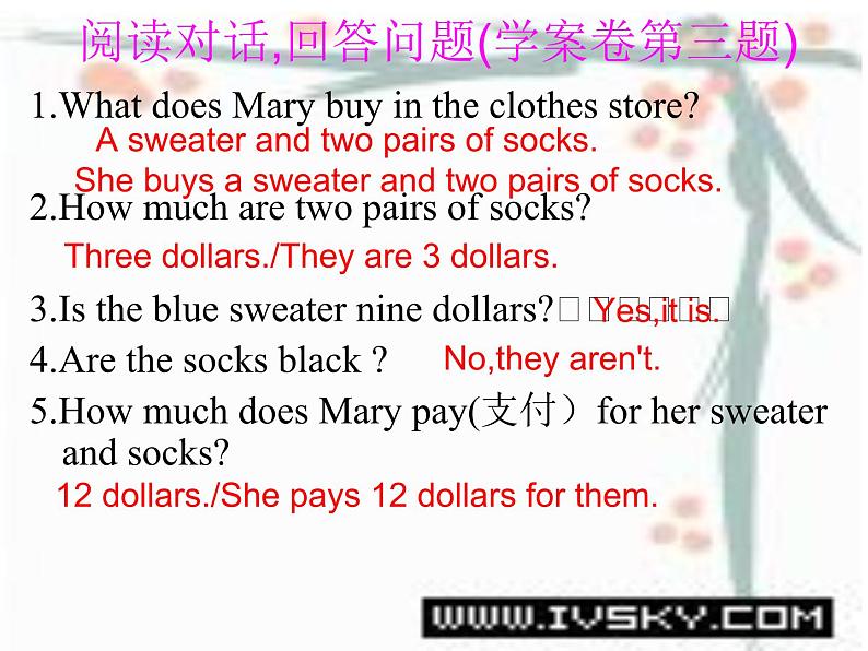 《Unit 7 How much are these socks Section A Grammar focus 3a-3c》优质课件1-七年级上册新目标英语【人教版】第6页