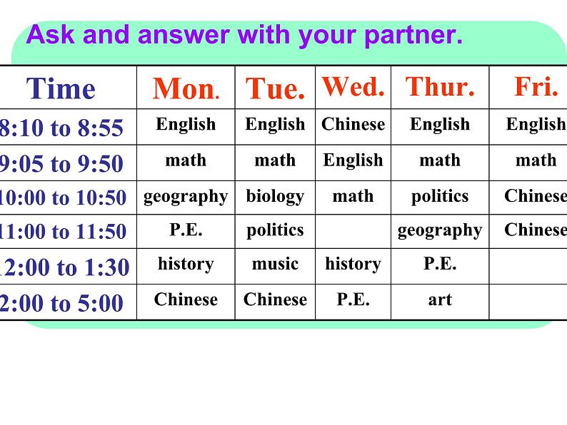 《Unit 9 My favorite subject is science Section B 1a-1d》教学课件2-七年级上册新目标英语【人教版】第7页