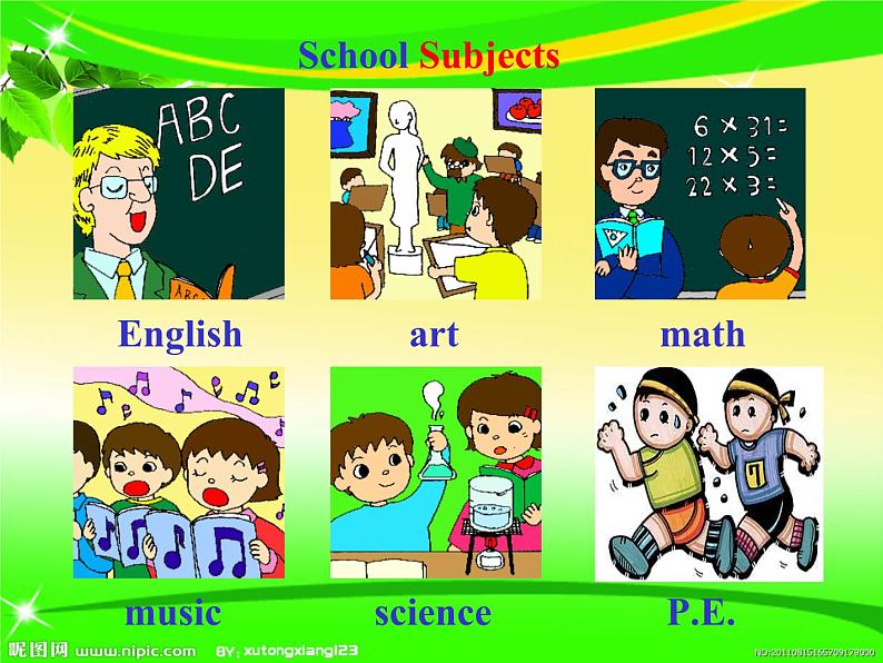 《Unit 9 My favorite subject is science Section B 2a-3c》PPT课件11-七年级上册新目标英语【人教版】第2页