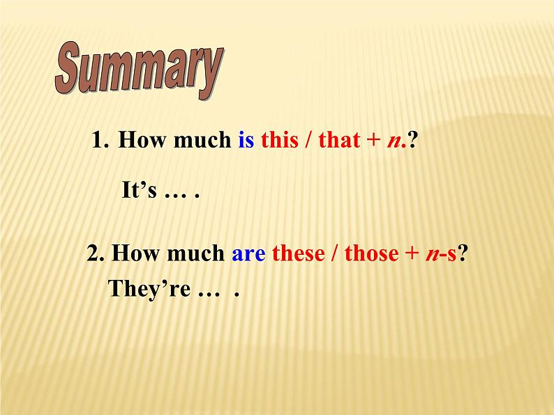 《Unit 7 How much are these socksSection A Grammar focus 3a-3c》PPT课件5-七年级上册新目标英语【人教版】第8页