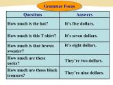 《Unit 7 How much are these socks Section A Grammar focus 3a-3c》PPT课件4-七年级上册新目标英语【人教版】
