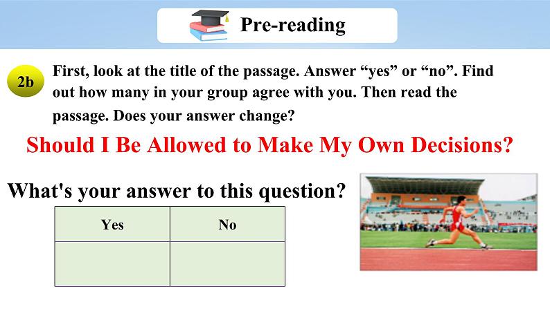 【大单元整体教学】人教版初中英语九年级Unit 7 Teenagers should be allowed to choose their own clothes Section B 2a-2e（第4课时）课件+导学案+同步练习（课件+原卷版+解析版）07