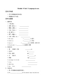 外研版 (新标准)九年级上册Module 1 Wonders of the worldUnit 3 Language in use优秀当堂达标检测题