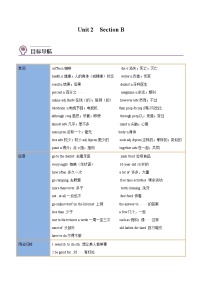 英语八年级上册Section B优秀精练