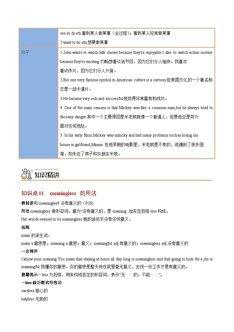 【同步讲义】人教版英语八年级上册-Unit 5 Section B（学生版）第2页