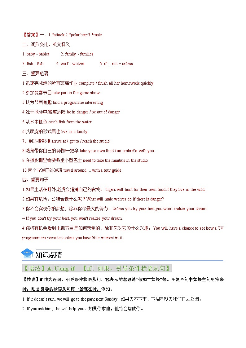 【同步讲义】牛津译林版英语九年级上册-Unit 6 第3课时 Grammar 讲义（知识精讲+分层练习）02