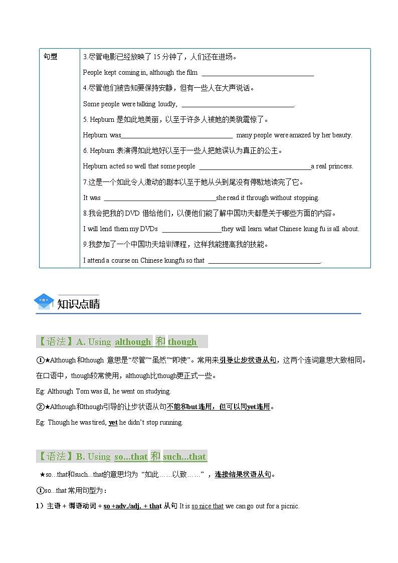 【同步讲义】牛津译林版英语九年级上册-Unit 7 第3课时  Grammar 讲义（知识精讲+分层练习）02