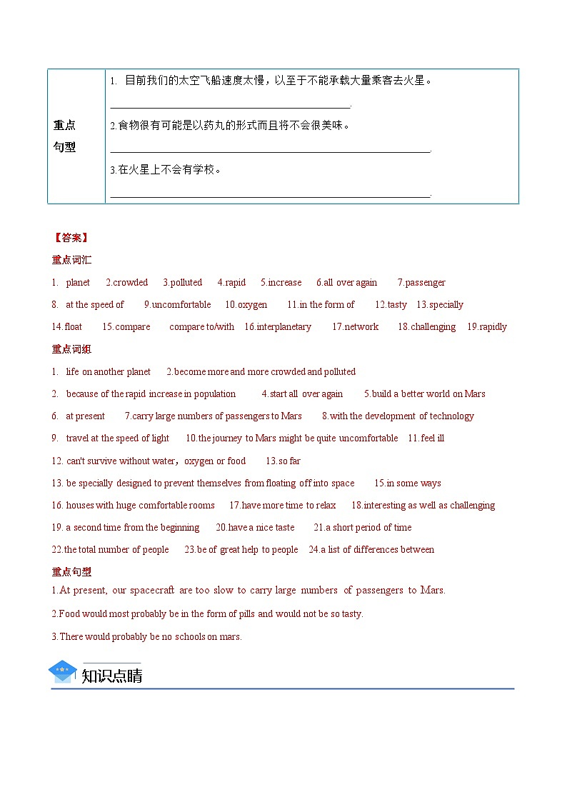 【同步讲义】牛津译林版英语九年级下册-Unit 4 第2课时 Reading 讲义（知识精讲+分层练习）02