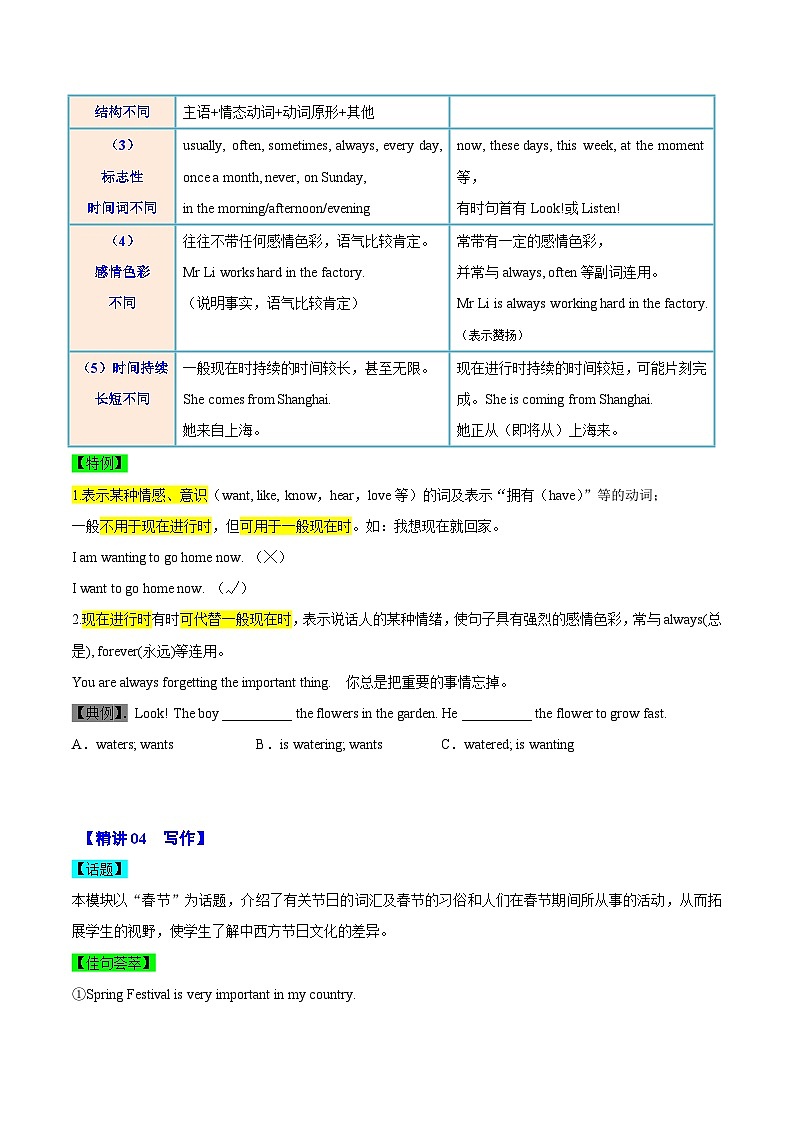 【同步讲义】外研版英语七年级上册-Module 10  Unit 3  Language in use  讲义03
