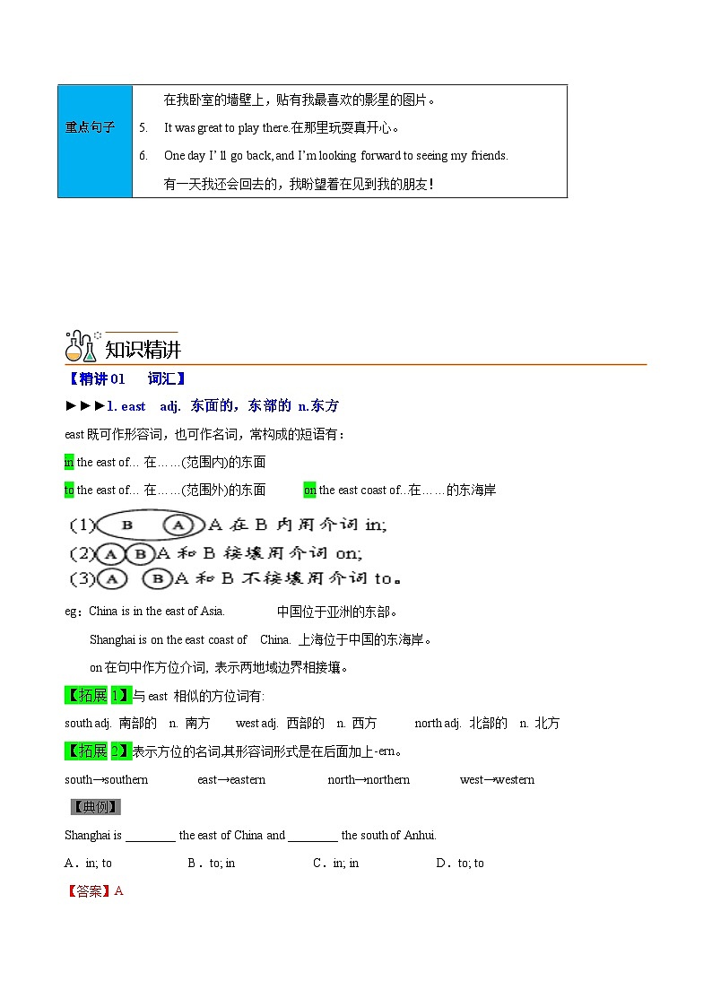 【同步讲义】外研版英语七年级下册-Module 07  Unit 2  I was born in Quincy  讲义02