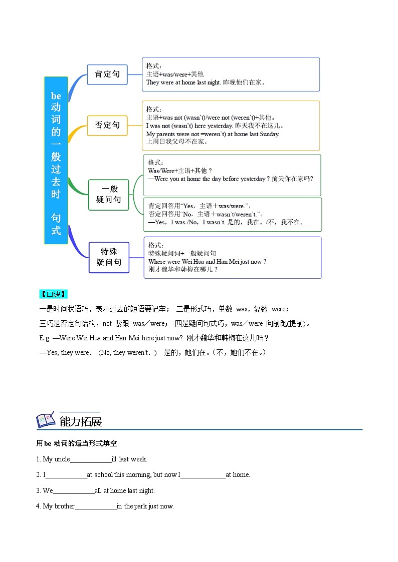 【同步讲义】外研版英语七年级下册-Module 07  Unit 3  Language in use  讲义03