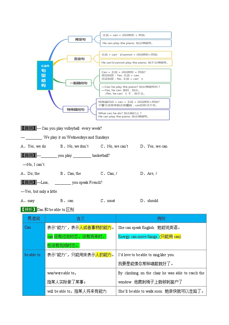 【同步讲义】外研版英语七年级下册-Module 2  Unit 3  Language in use  讲义02