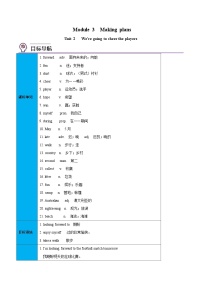 初中英语外研版 (新标准)七年级下册Unit 2 We're going to cheer the players.精品课时作业