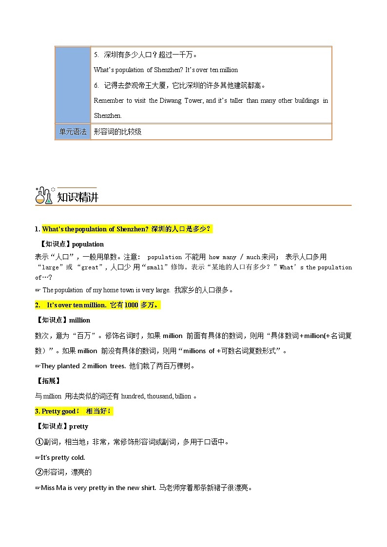 【同步讲义】外研版英语八年级上册-Module 2 Unit 1 讲义（知识精讲+同步练习）02