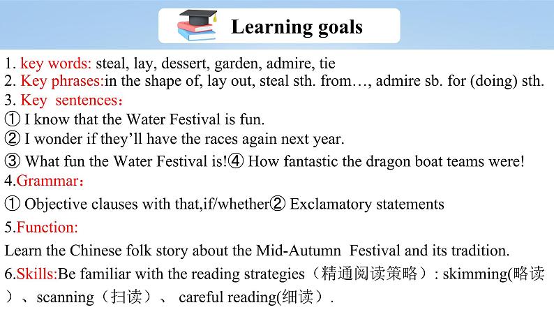 人教版初中英语九年级上册Unit 2 I think that mooncakes are delicious. Section A 3a-4c课件+导学案+同步练习（课件+原卷版+解析版）03