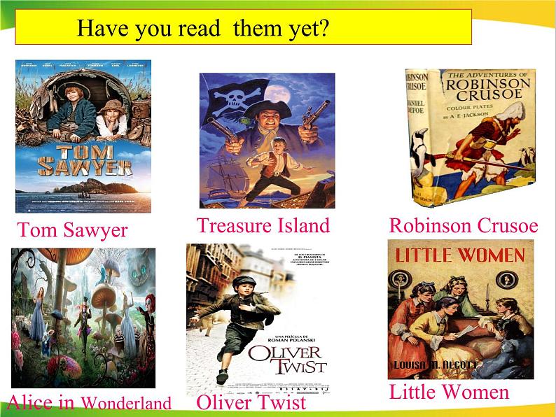 《Unit 8 Have you read Treasure Island yet Section A Grammar focus 4a-4c》PPT课件2-八年级下册新目标英语【人教版】第3页